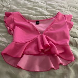 Shein pink top